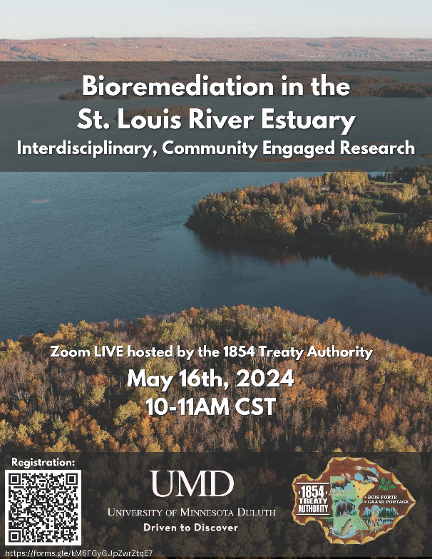 VIRTUAL EVENT: Bioremediation in the St. Louis River Estuary