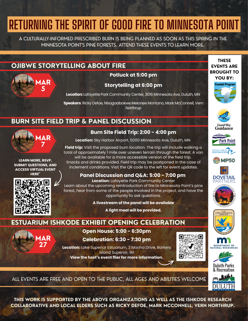 Azhe-Manidoo Mino-Ishkodeng Zhagawaamikong-Neyaashi: Returning the Spirit of Good Fire To Minnesota Point