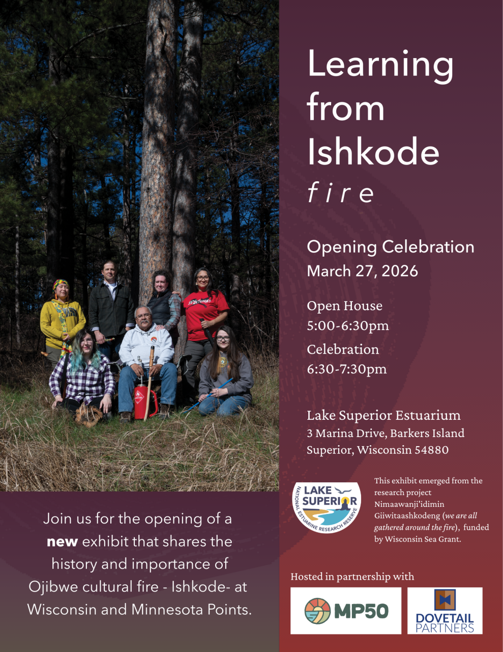 Estuarium Ishkode Exhibit Opening Celebration